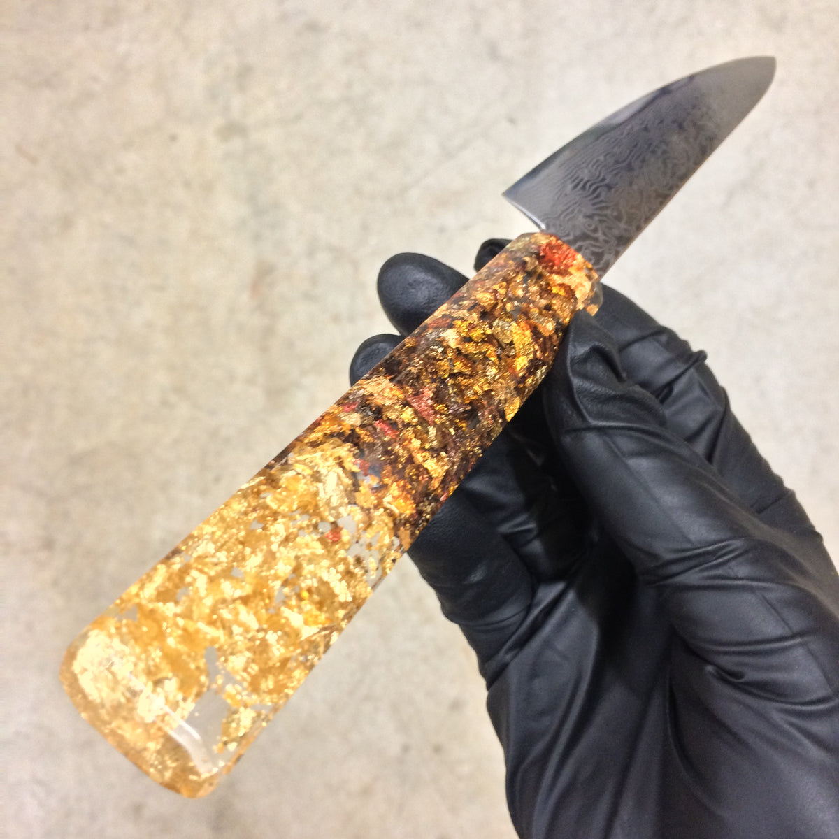 Honey Dagger - 6in (150mm) Damascus Petty Culinary Knife
