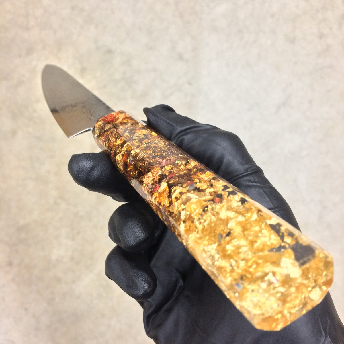 Honey Dagger - 6in (150mm) Damascus Petty Culinary Knife