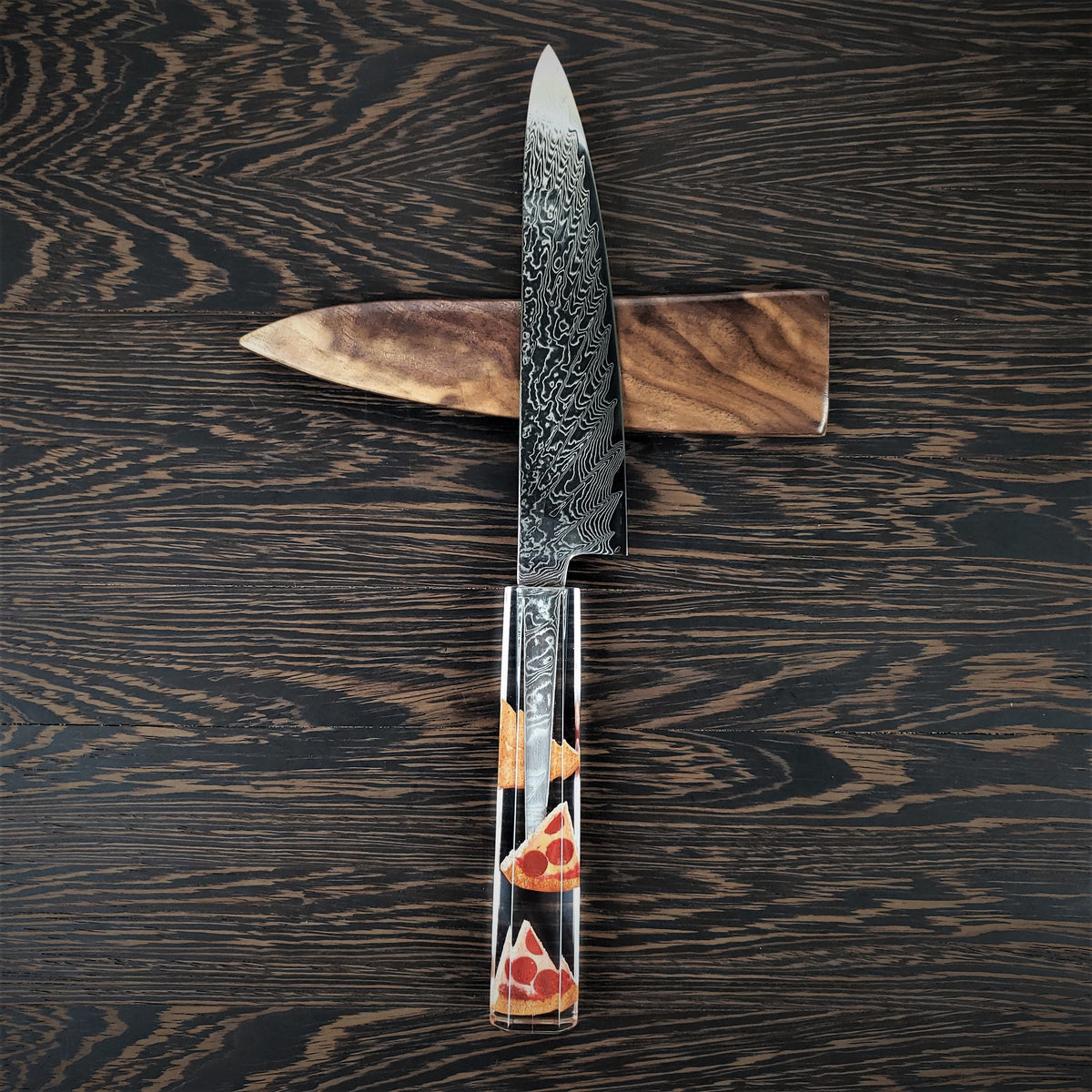 In Crust We Trust - 6in (150mm) Damascus Petty Culinary Knife