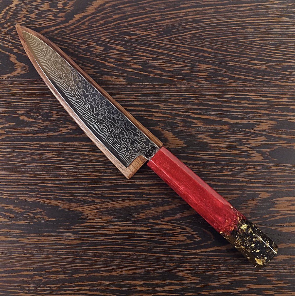 Dracula - 6in (150mm) Damascus Petty Culinary Knife