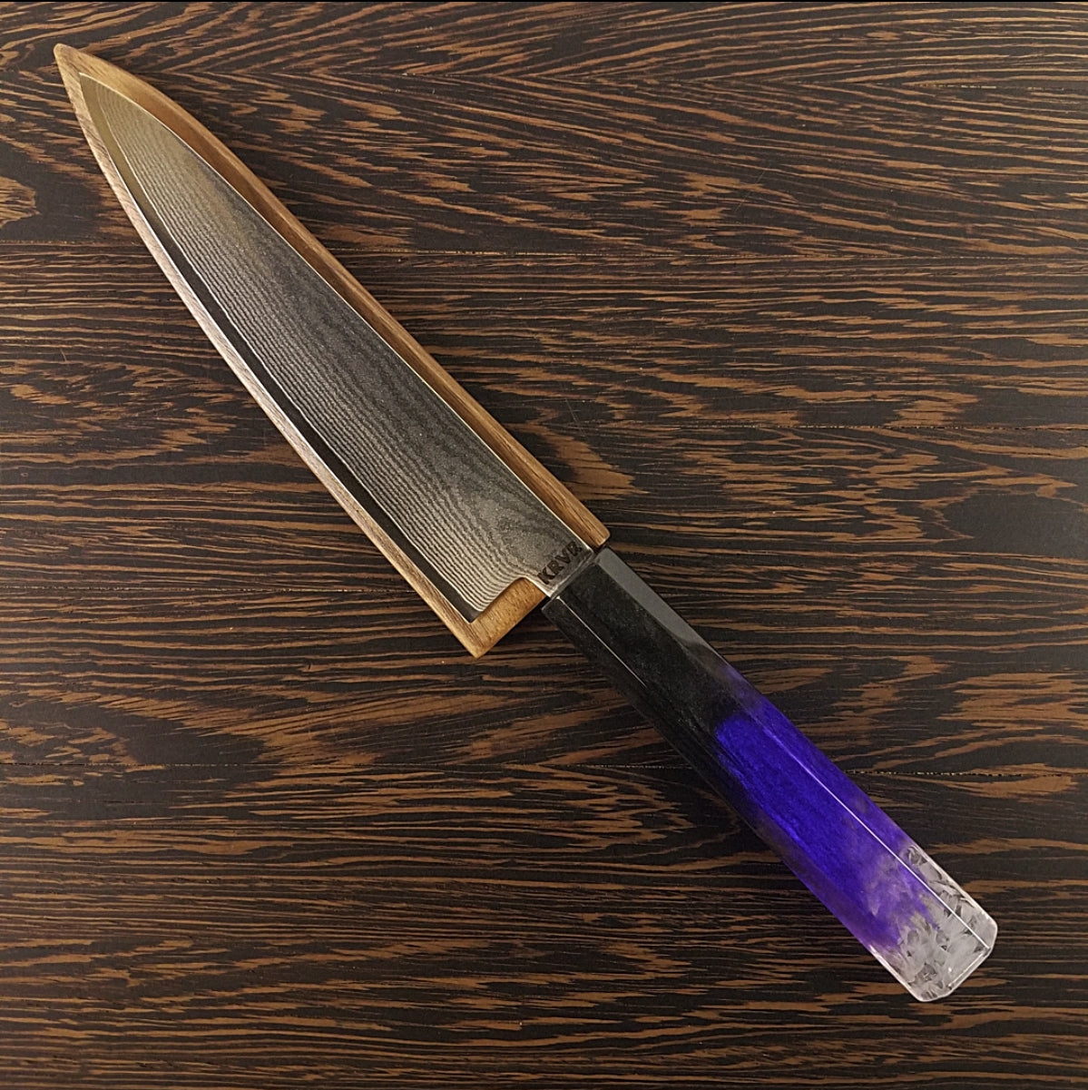 Glacier&#39;s Edge - 6in (150mm) Damascus Petty Culinary Knife