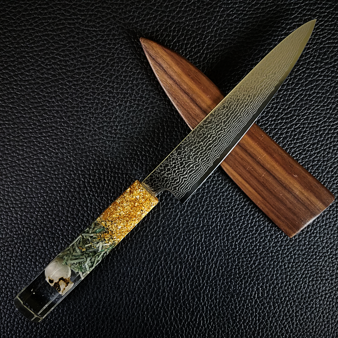 Skeleton King X - 6in (150mm) Damascus Petty Culinary Knife