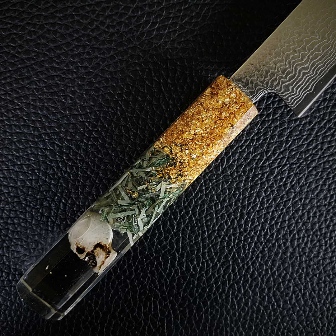Skeleton King X - 6in (150mm) Damascus Petty Culinary Knife