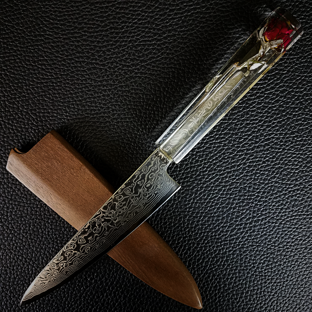 Valentine - 6in (150mm) Damascus Petty Culinary Knife