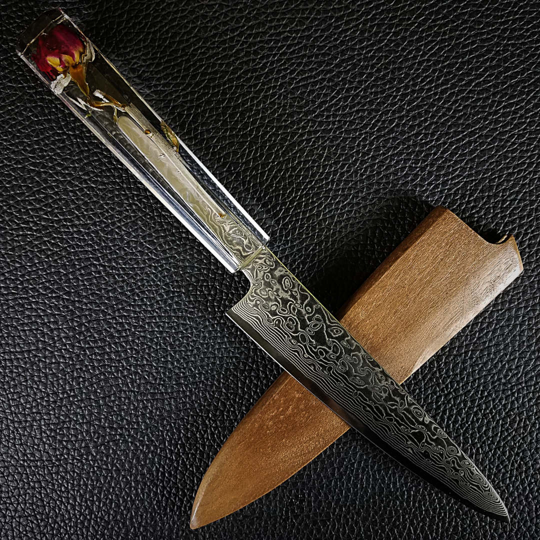 Valentine - 6in (150mm) Damascus Petty Culinary Knife