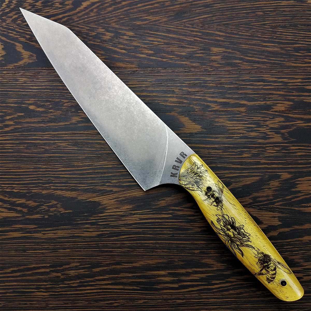 Queen Bee - 8in (203mm) Gyuto Chef Knife S35VN Stainless Steel