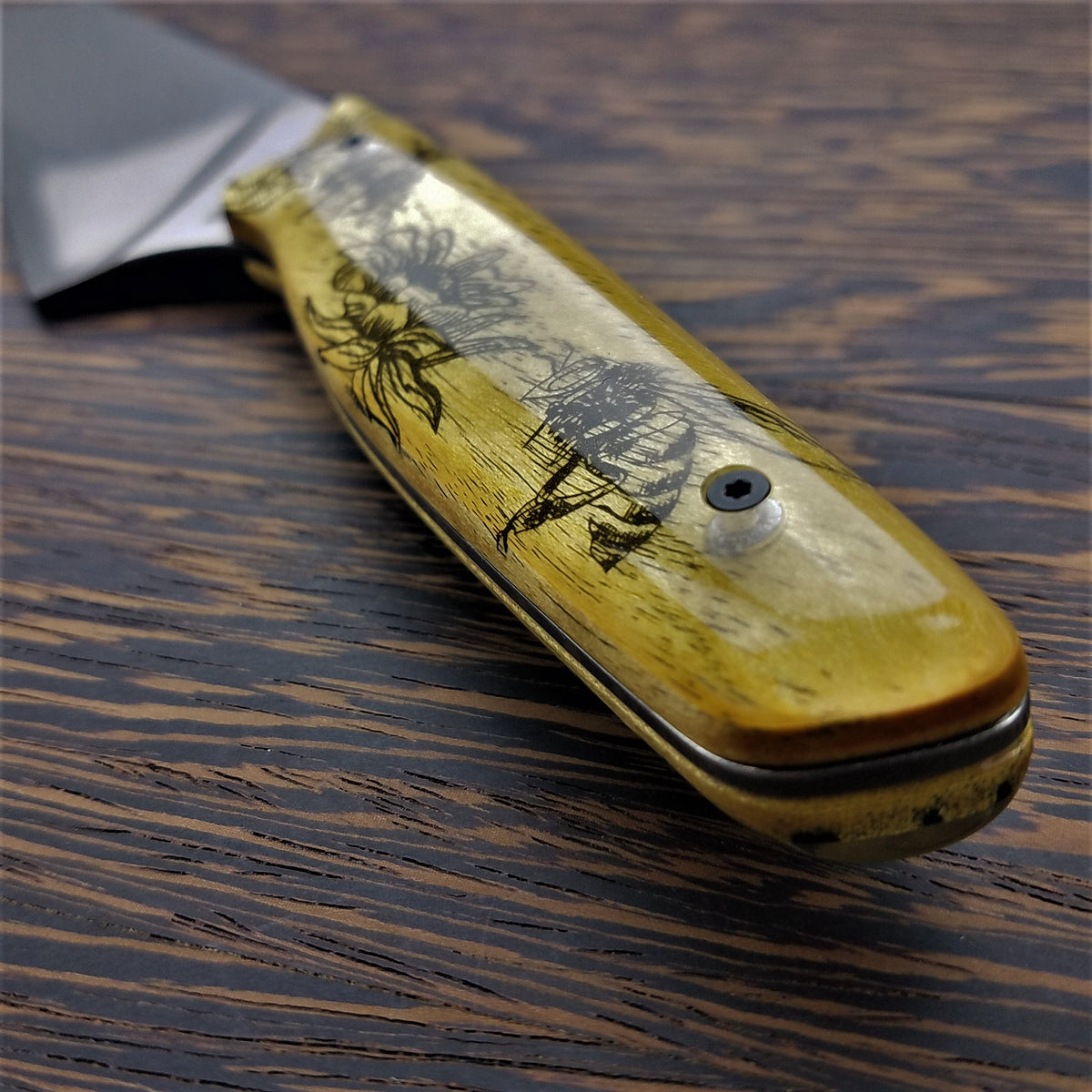 Queen Bee - 8in (203mm) Gyuto Chef Knife S35VN Stainless Steel