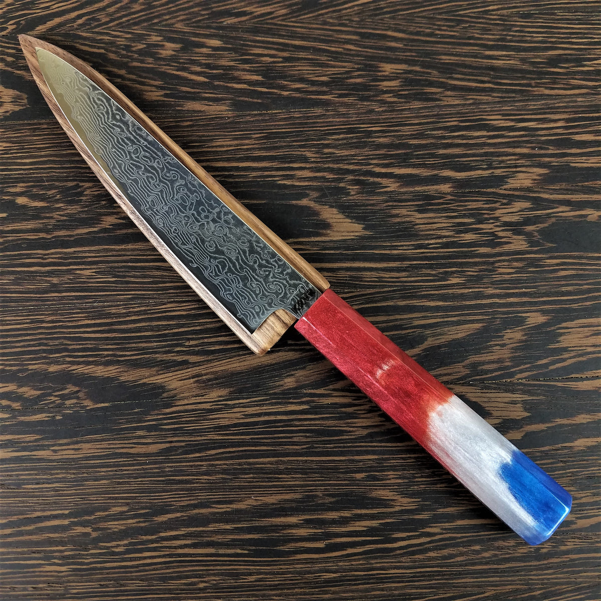 French Connection - 6in (150mm) Damascus Petty Culinary Knife