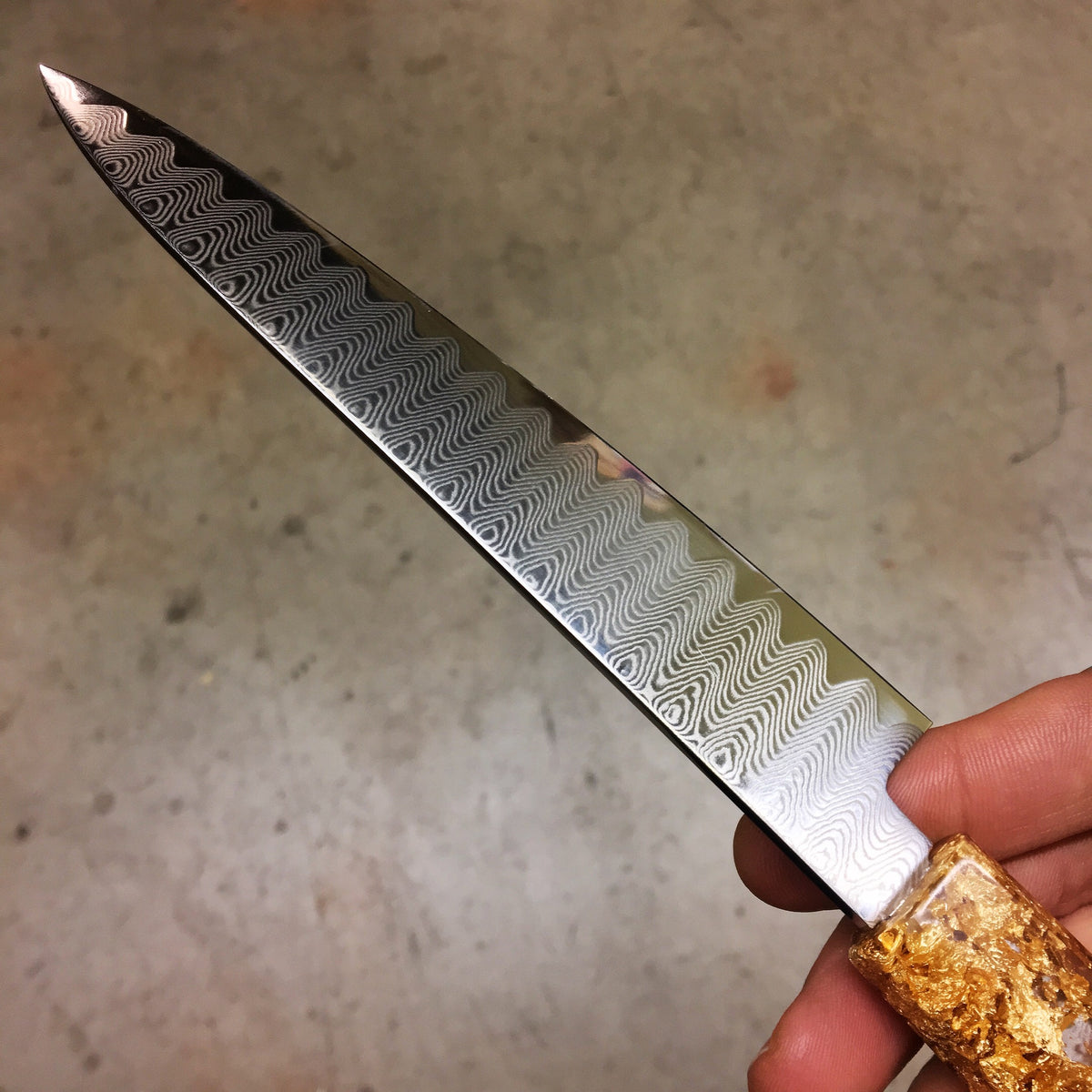 Skeleton King - 6in Damascus Petty Culinary Knife