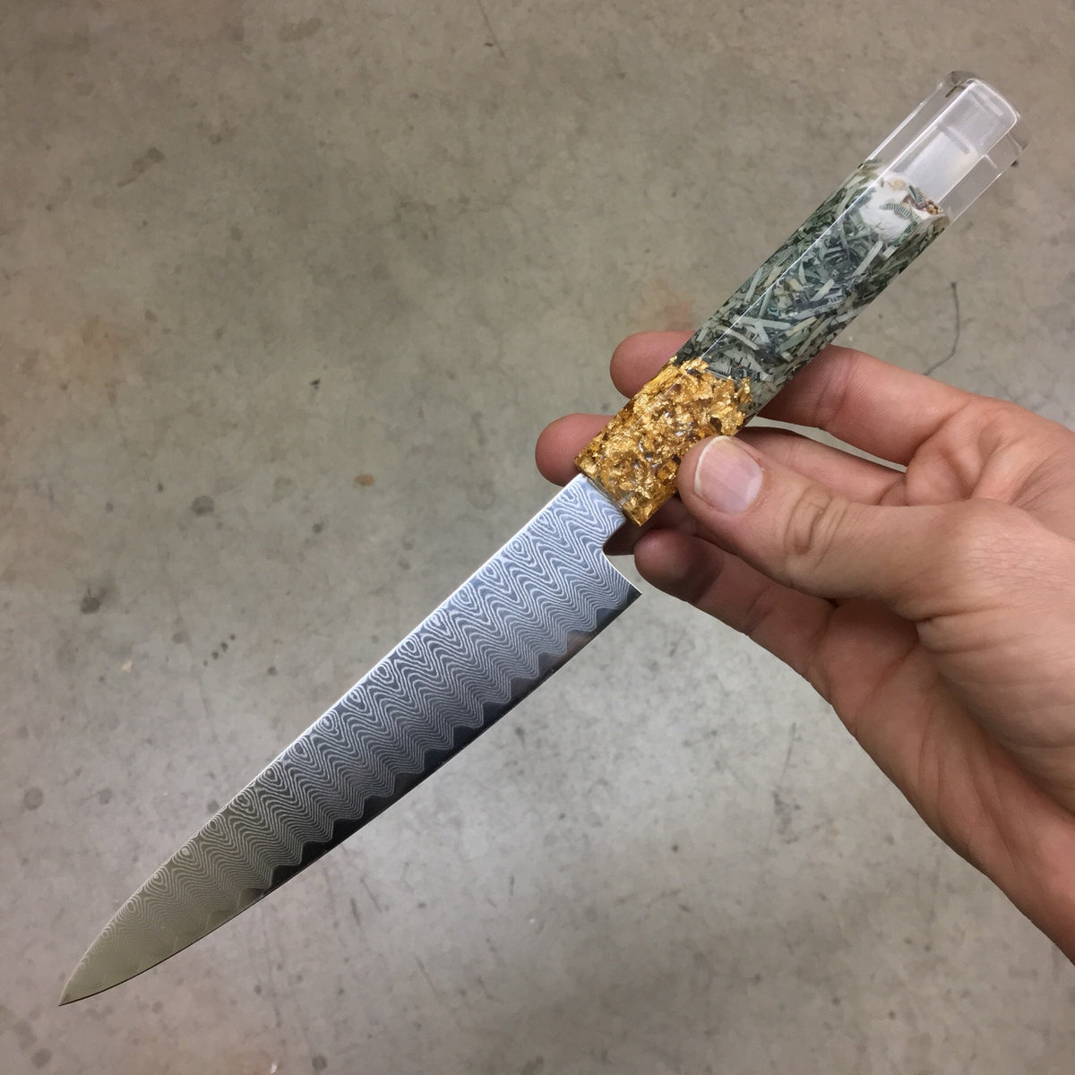 Skeleton King - 6in Damascus Petty Culinary Knife