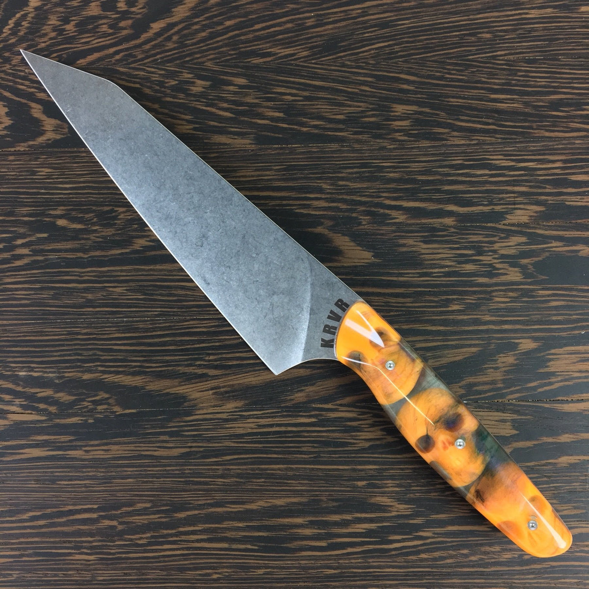 KRVR Gyuto K-tip 8in Chef&#39;s Knife - S35VN Stainless - BLADE ONLY