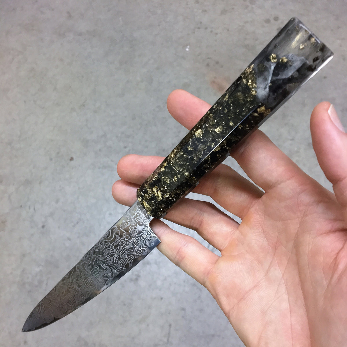 Dead Man’s Chest - 6in Damascus Petty Culinary Knife