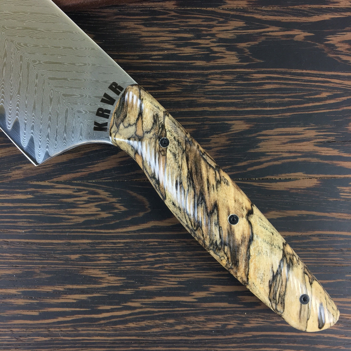 Hackleberry Finn - Gyuto K-tip 10in Chef&#39;s Knife - Fishbone Damascus