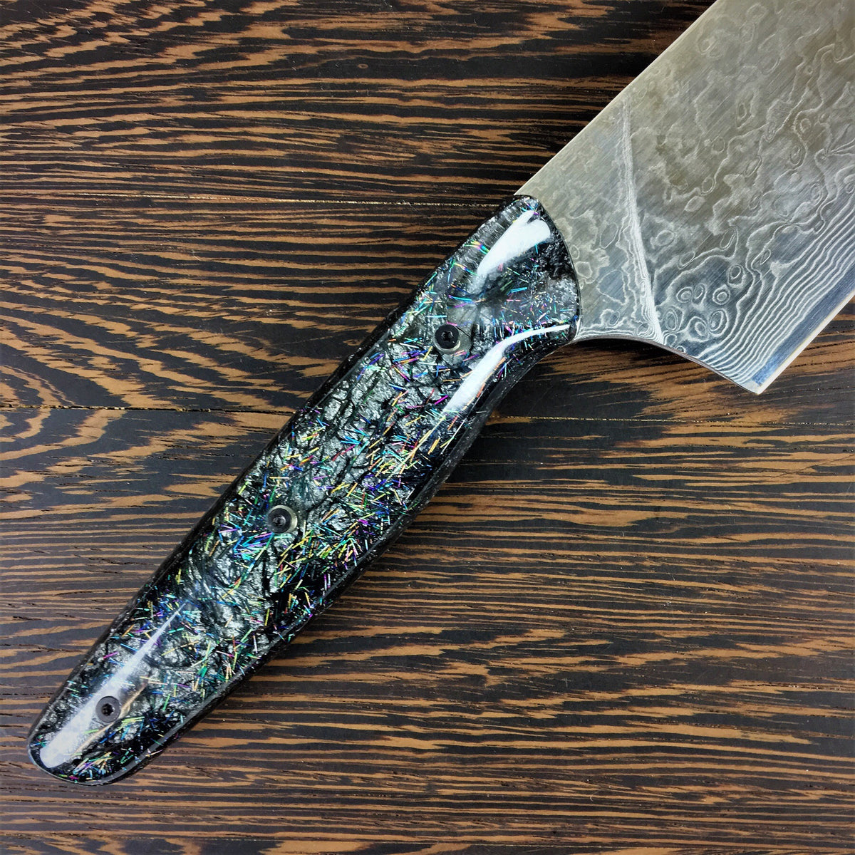 Interstellar - 10in K-tip Gyuto - Raindrop Damascus