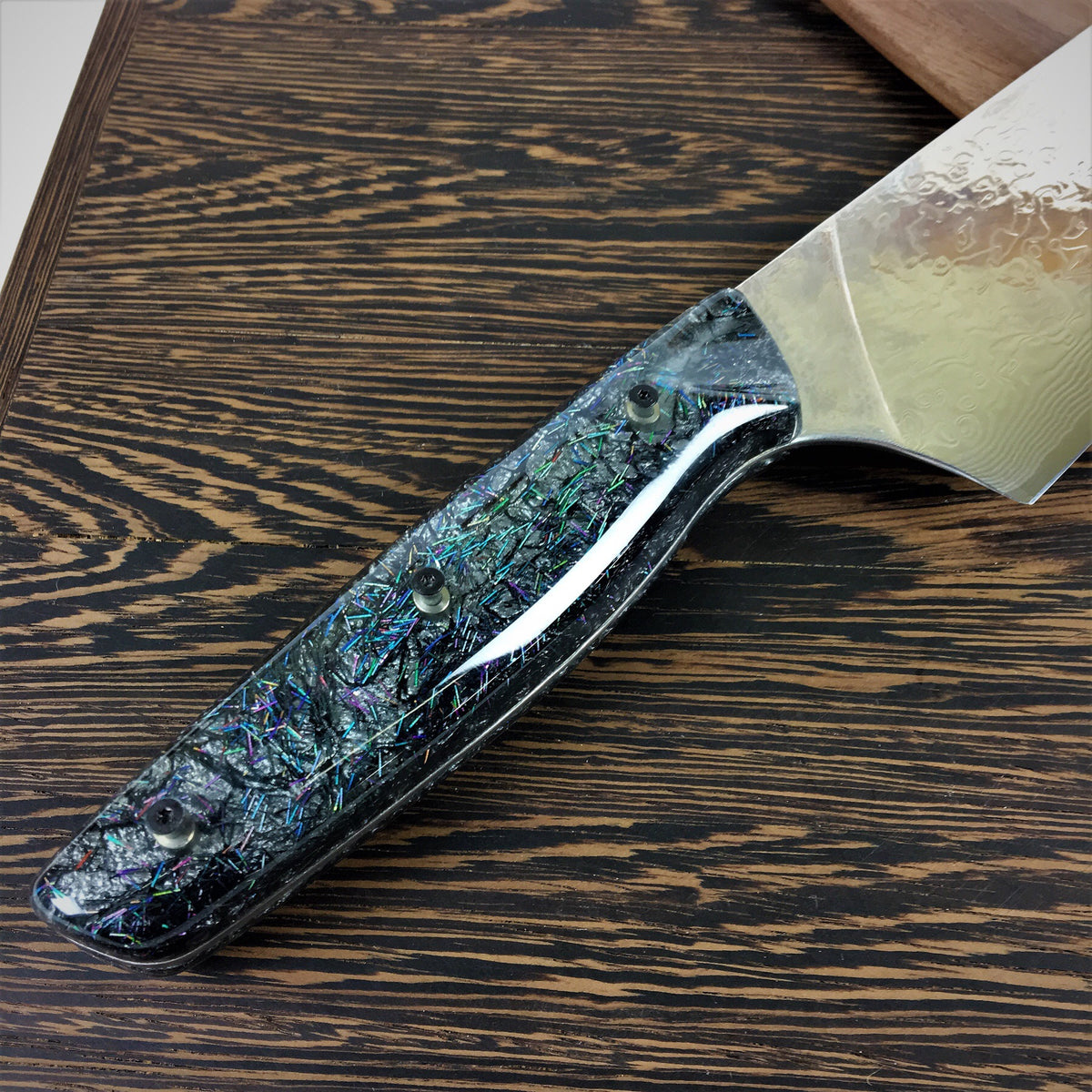 Interstellar - 10in K-tip Gyuto - Raindrop Damascus