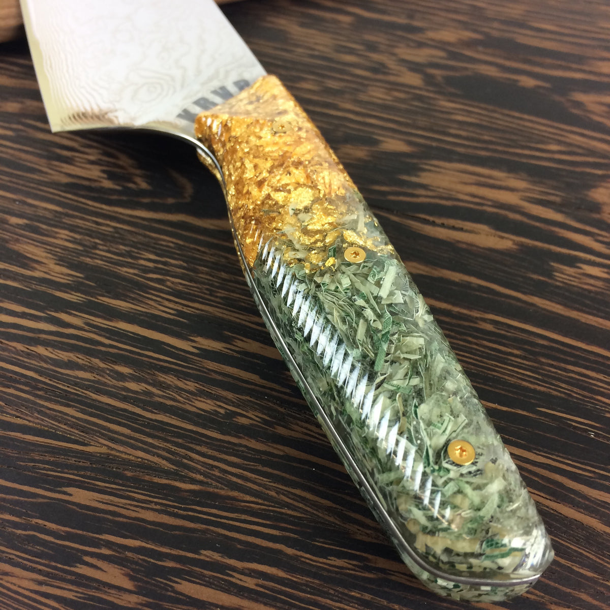 Gold Standard - 10&quot; Damascus - Gyuto - Wavy Handle