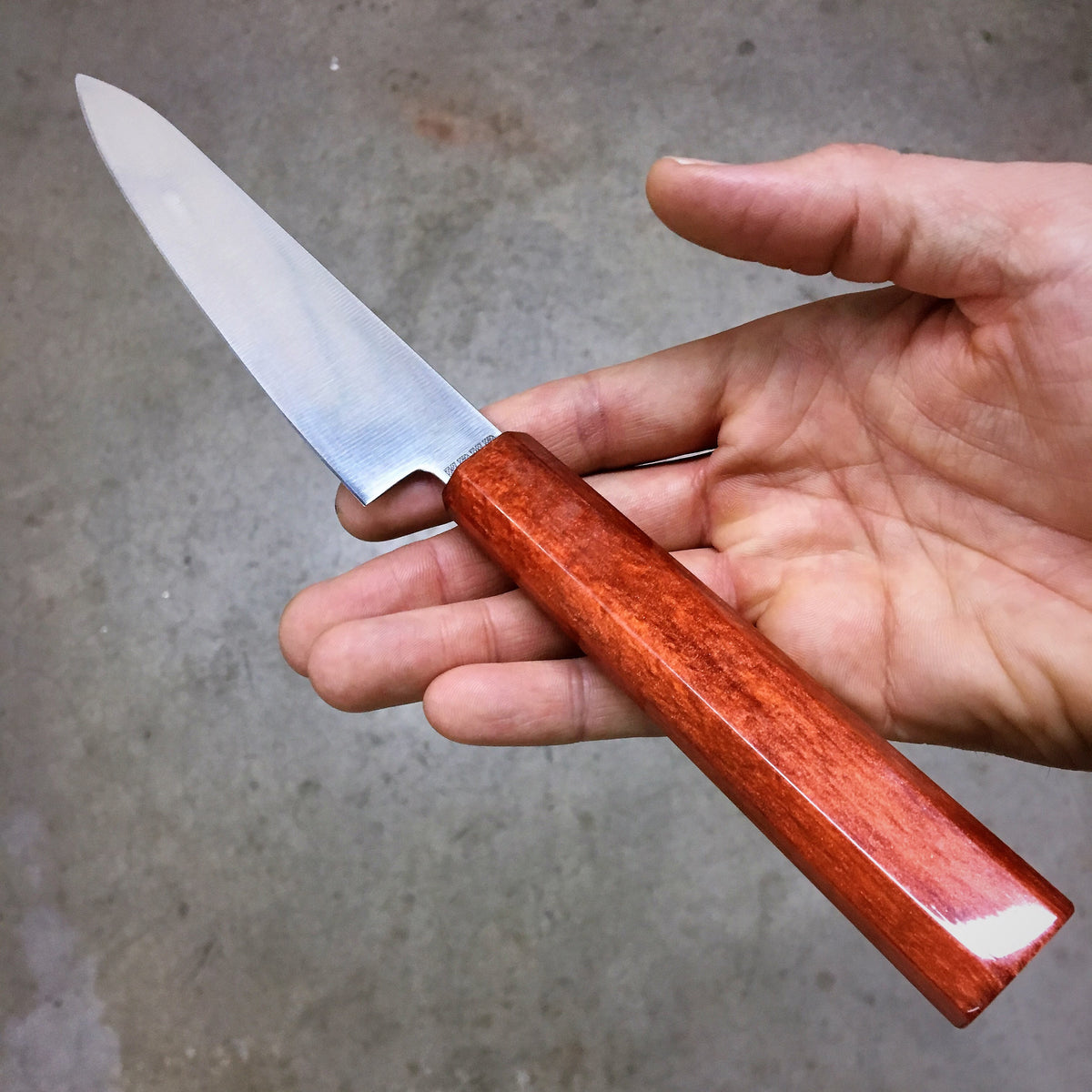 Bronze Beauty - 6in Petty Culinary Knife with Wa Handle