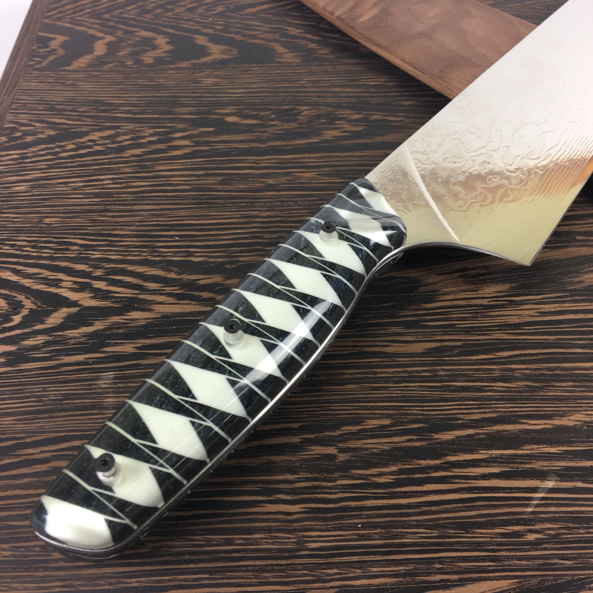 Samurai Chef - 10in K-tip Gyuto - Raindrop Damascus