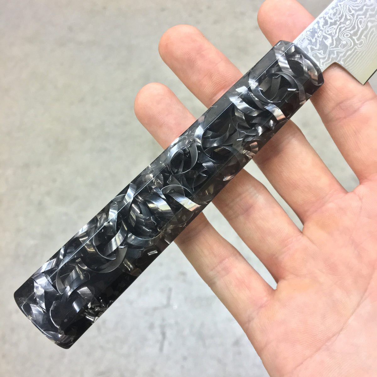 Curly Fries of Steel - 6in Damascus Petty Culinary Knife
