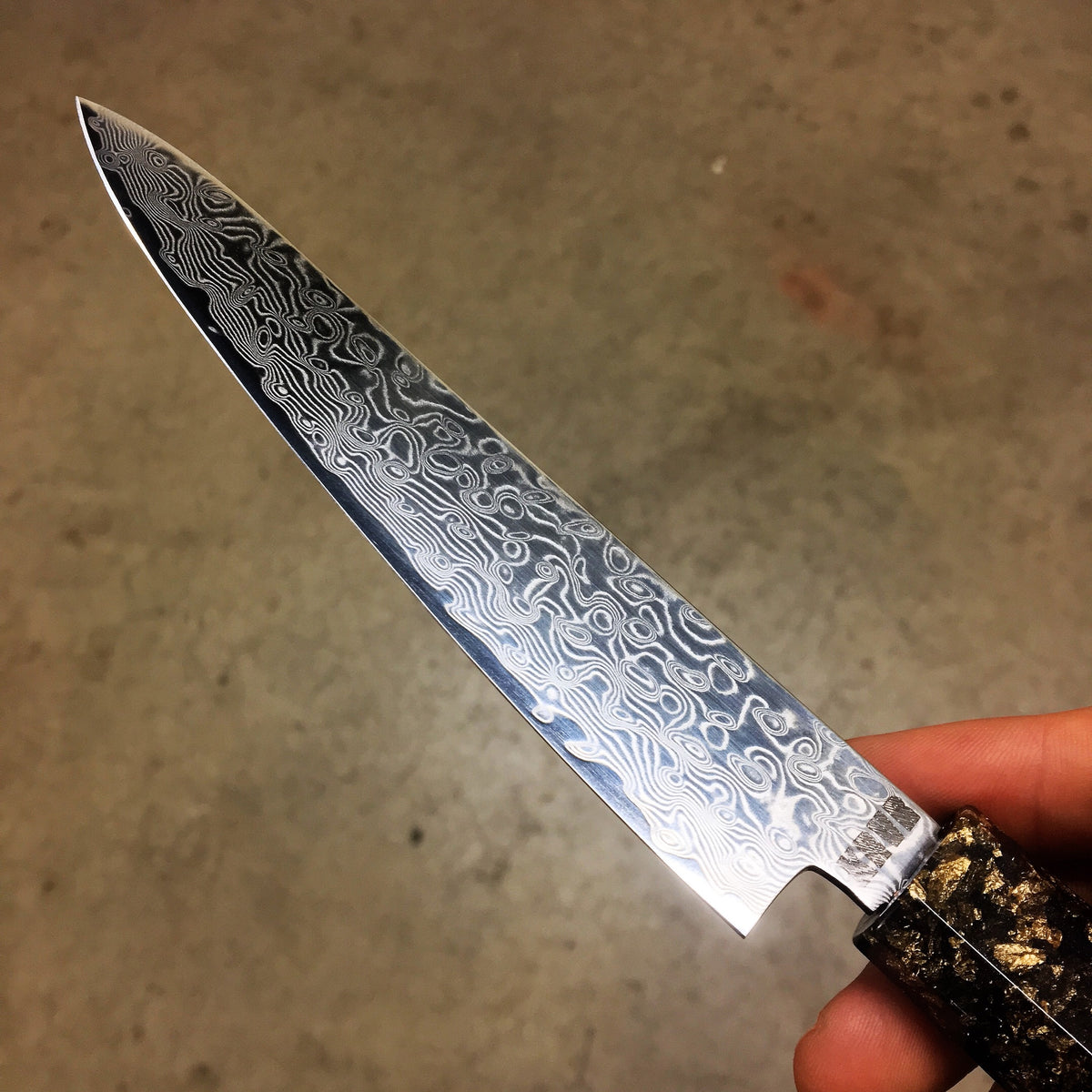 Dead Man’s Chest - 6in Damascus Petty Culinary Knife