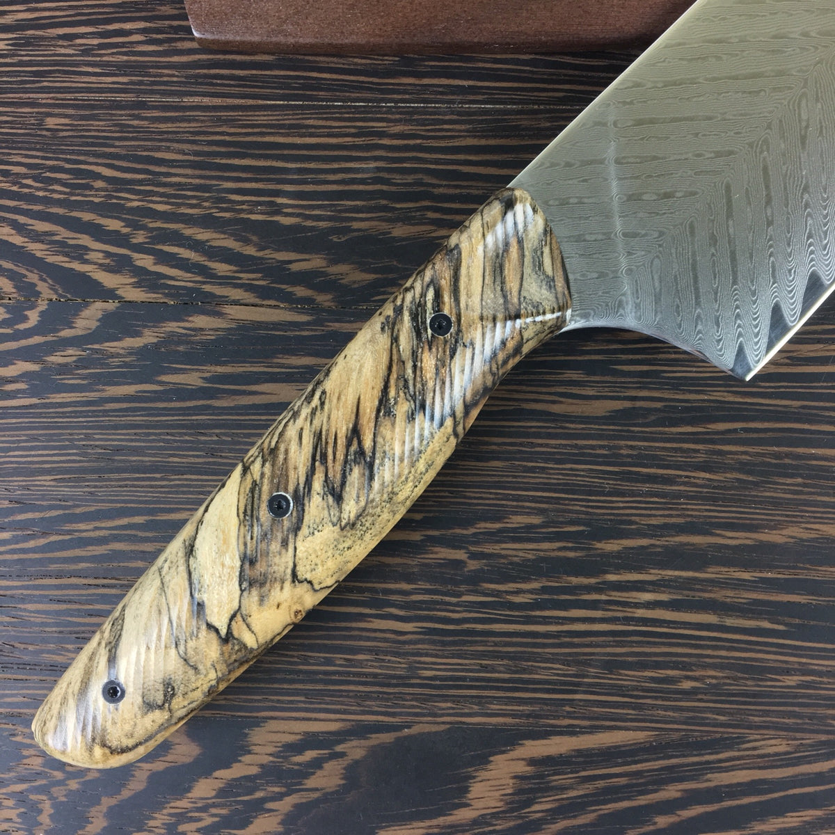 Hackleberry Finn - Gyuto K-tip 10in Chef&#39;s Knife - Fishbone Damascus