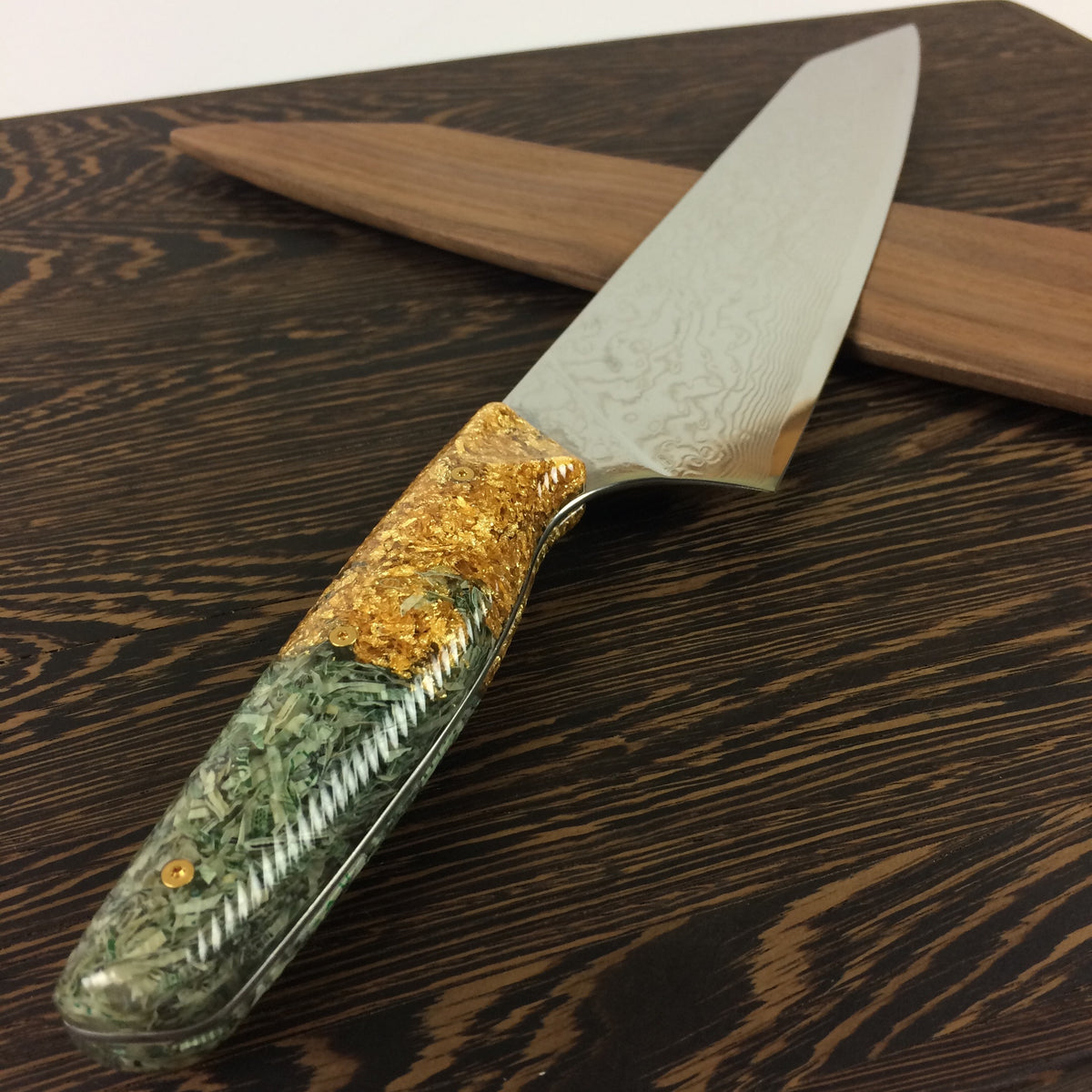 Gold Standard - 10&quot; Damascus - Gyuto - Wavy Handle