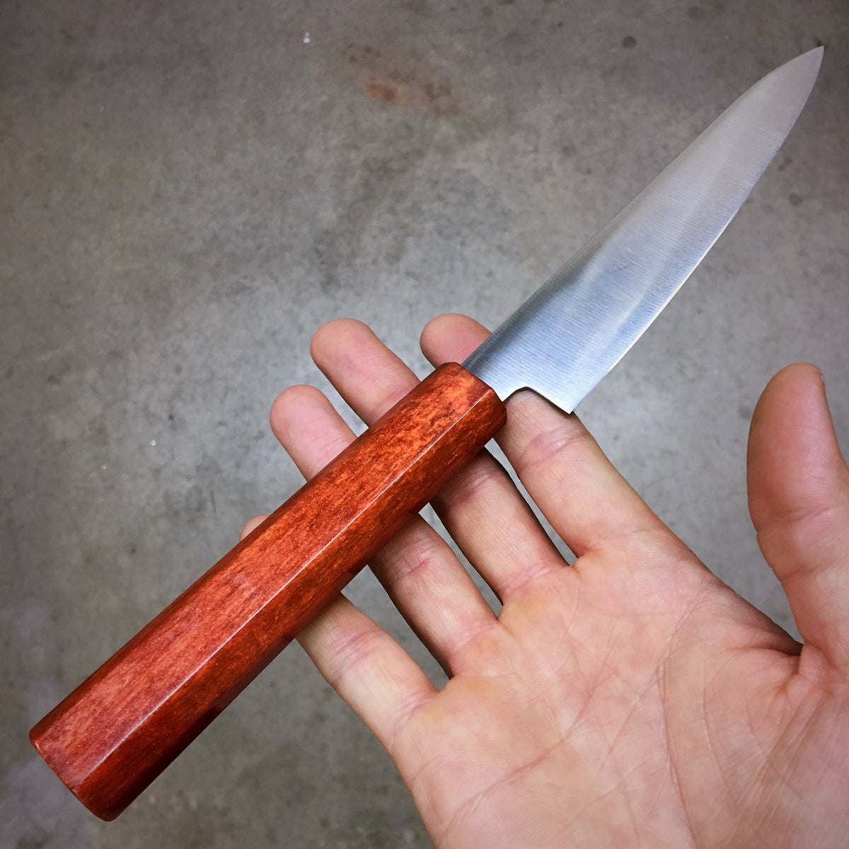 Bronze Beauty - 6in Petty Culinary Knife with Wa Handle