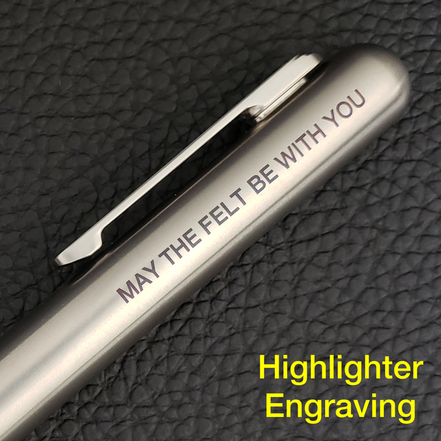Custom Laser Engraving on MARKSMITH® Highlighter Body
